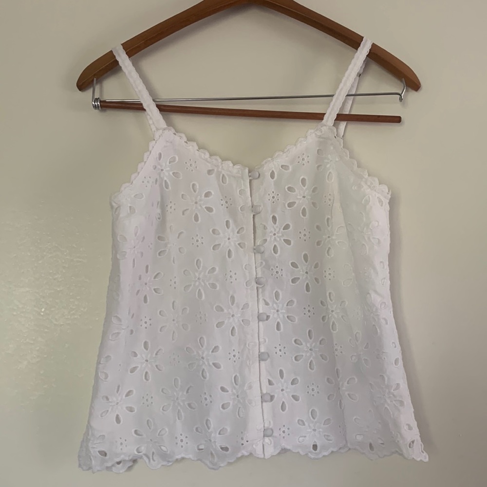 Abercrombie & Fitch White Tops Size XS
